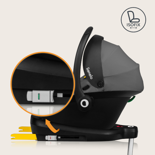 Lionelo Lemmy i-Size Base Black — Kindersitzbasis